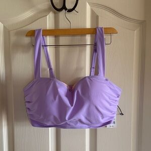 Shade & Shore Light Purple Bikini Swim Top